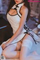 Coser @ 过期 米线 线 喵: 旗袍 白色 (22 photos) P14 No.3fd715